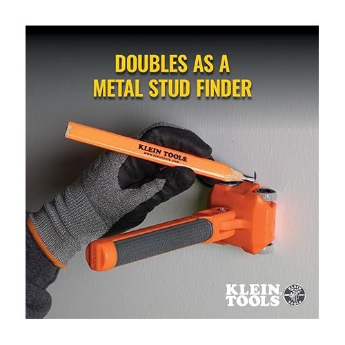  Klein Tools 50611 Magnetic Wire Puller, Pulls Electrical Wire Behind Walls/Tight Spaces, Stainless-Steel Leader, Cable Pulling, Rare Magnet