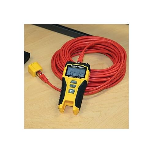  Klein Tools VDV526-200 Cable Tester, LAN Scout Jr. 2 Ethernet Cable Tester for CAT 5e, CAT 6/6A Cables with RJ45 Connections