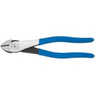 Klein Tools D2000-28 Pliers, Made in USA, Diagonal Cutting Pliers with Angled Head are Heavy-Duty to Cut ACSR, Screws, Nails, Most Hardened Wire, 8-Inch
