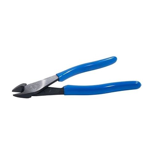  Klein Tools D2000-28 Pliers, Made in USA, Diagonal Cutting Pliers with Angled Head are Heavy-Duty to Cut ACSR, Screws, Nails, Most Hardened Wire, 8-Inch