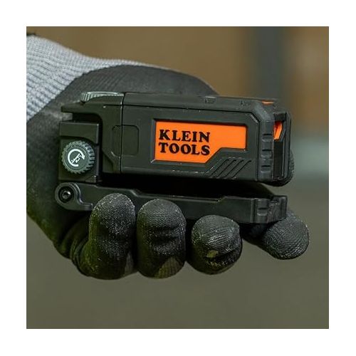  Klein Tools 93PTL Pocket Laser Level, Magnetic Bright Red Leveling and Alignment Tool, 3 Bubble Vials, 360-Degree Wall Attachment