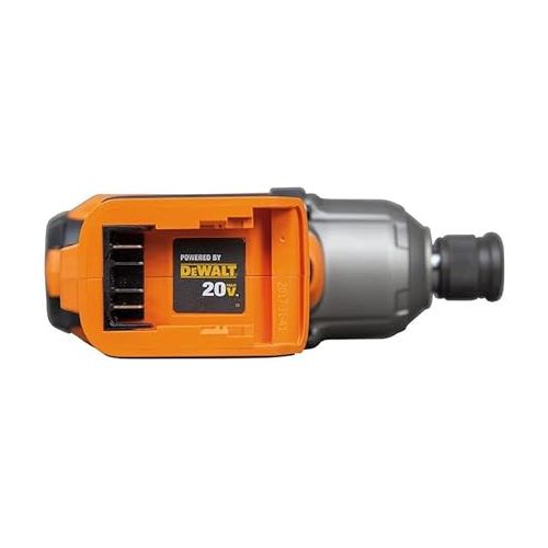  Klein Tools BAT20-7161 Cordless Impact Wrench, 500 ft-lb, Torque, 7/16-Inch Chuck, Variable Speed, Safety Lockout, DeWALT 20V Lithium-Ion Powered