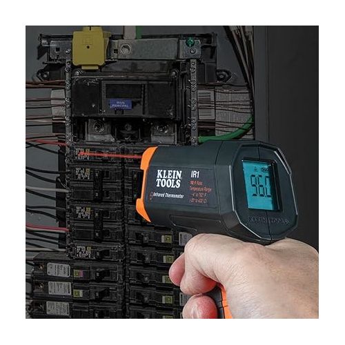  Klein Tools IR1 Infrared Thermometer, Digital Laser Gun is Non-Contact Thermometer with a Temperature Range -4 to 752-Degree Fahrenheit