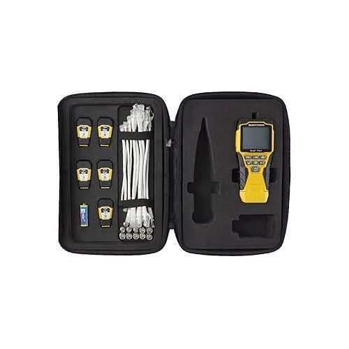  Klein Tools VDV501-853 Coaxial Cable Tester & Klein Tools VDV427-300 Impact Punchdown Tool & Klein Tools VDV500-123 Cable Tracer Probe-Pro Tracing Probe with Replaceable Non-Metallic