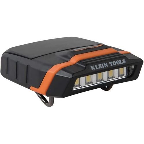  Klein Tools 56402 LED Light, Cap Visor Clip Light has Pivoting Head, 2xAAA Batteries, for Work, Running, Outdoor Hiking, Camping, Fishing