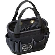 [아마존베스트]Klein Tools 5144BHB14OS Hard-Body Bucket, Aerial Oval Tool Bucket with Drain Holes, 29 Pockets