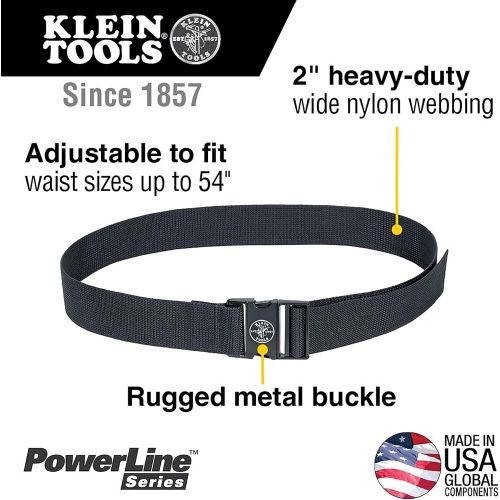  [아마존베스트]Klein Tools 5705 PowerLine Web Work Belt