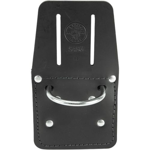  [아마존베스트]Klein Tools 5456 Leather Hammer Holder with Slotted Connection and Metal Ring