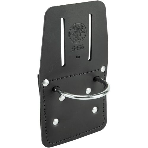  [아마존베스트]Klein Tools 5456 Leather Hammer Holder with Slotted Connection and Metal Ring