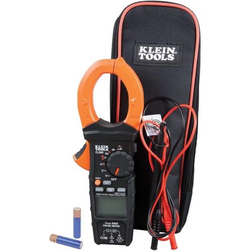  [아마존베스트]Klein Tools CL900 Digital Clamp Meter, Auto-Ranging TRMS, Low Impedance (LoZ) Mode, 2000 Amp, Measures Volts, Resistance, Frequency, More