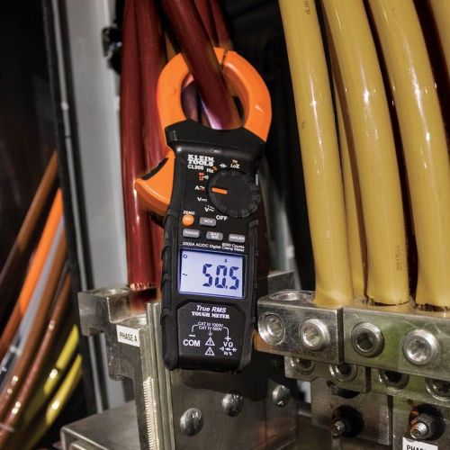  [아마존베스트]Klein Tools CL900 Digital Clamp Meter, Auto-Ranging TRMS, Low Impedance (LoZ) Mode, 2000 Amp, Measures Volts, Resistance, Frequency, More