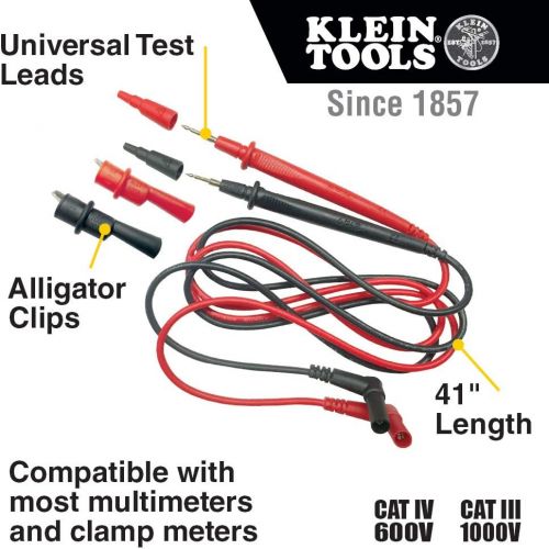  [아마존베스트]Replacement Test Lead Set, Right Angle Klein Tools 69410