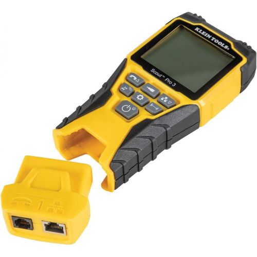  [아마존베스트]Klein Tools VDV501-851 Cable Tester Kit with Scout Pro 3 Tester, Remotes, Coax F-Adapter, and Battery