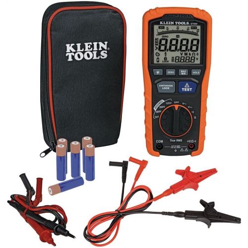  [아마존베스트]Klein Tools ET600 Megohmmeter, Insulation Resistance Tester Multimeter, 4000 Megohm Resistance, 125V/250V/500V/1000V Test Voltage