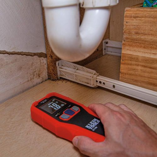  [아마존베스트]Klein Tools ET140 Pinless Moisture Meter for Non-Destructive Moisture Detection in Drywall, Wood, and Masonry; Detects up to 3/4-Inch Below Surface