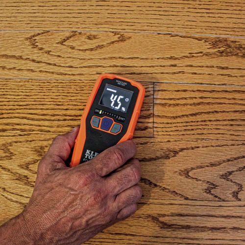  [아마존베스트]Klein Tools ET140 Pinless Moisture Meter for Non-Destructive Moisture Detection in Drywall, Wood, and Masonry; Detects up to 3/4-Inch Below Surface