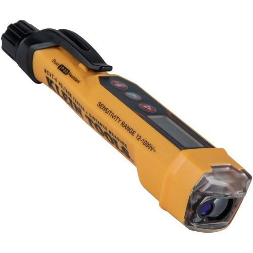  [아마존베스트]Klein Tools NCVT-6 Voltage Tester, Non-Contact Dual Range Voltage Tester Pen with Integrated Laser Distance Meter