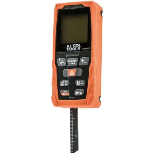  [아마존베스트]Klein Tools 93LDM65 Laser Distance Measure 98-Foot, Digital Backlit LCD, Distance, Area, Volume, Pythagorean