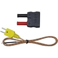 Klein Tools 69142 K Type Thermocouple, High Temperature Thermocouple Measures 32 to 896 Degrees, with Adapter