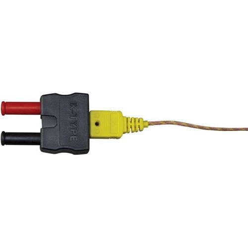  Klein Tools 69142 K Type Thermocouple, High Temperature Thermocouple Measures 32 to 896 Degrees, with Adapter