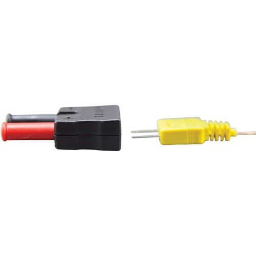  Klein Tools 69142 K Type Thermocouple, High Temperature Thermocouple Measures 32 to 896 Degrees, with Adapter