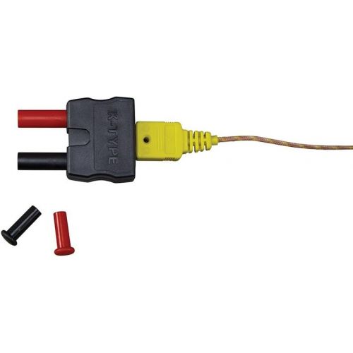  Klein Tools 69142 K Type Thermocouple, High Temperature Thermocouple Measures 32 to 896 Degrees, with Adapter