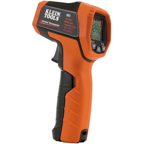  Klein Tools IR5 Dual Laser 12:1 Infrared Thermometer