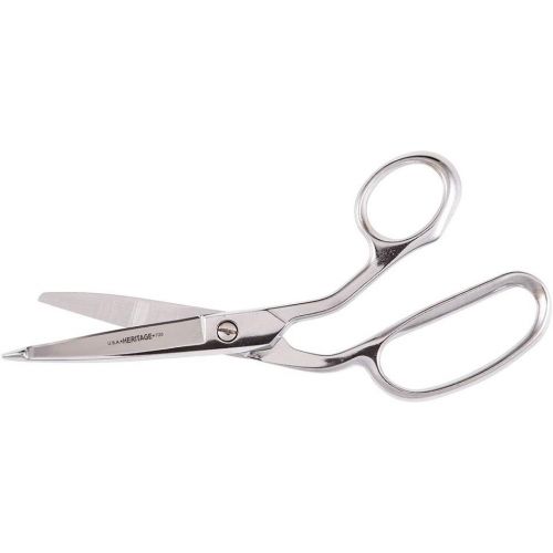  Klein Tools 720HC Scissors, Safety Scissors are Bandage Shears with Safety Tips to Safely Slip Under Bandages or Clothing, 9-1/8-Inch