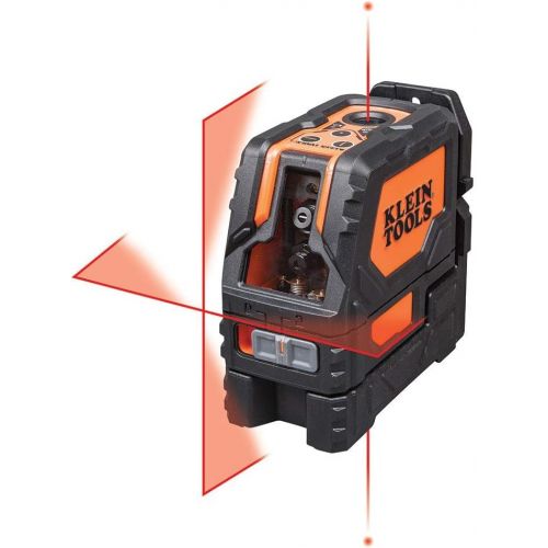  Klein Tools 93LCLS Laser Level, Self Leveling, Cross Line Level with Plumb Spot and Magnetic Mounting Clamp