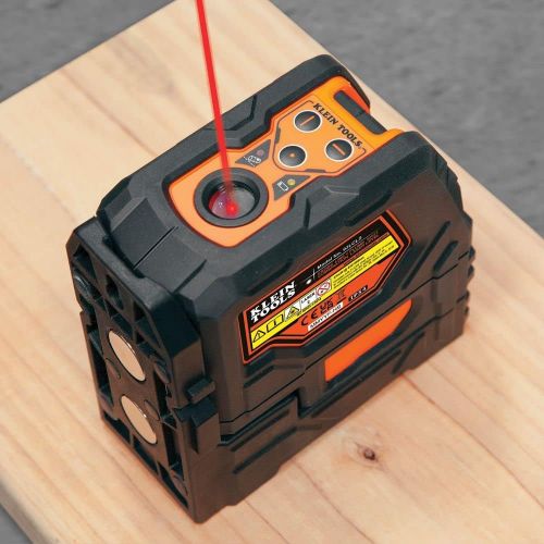  Klein Tools 93LCLS Laser Level, Self Leveling, Cross Line Level with Plumb Spot and Magnetic Mounting Clamp