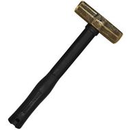 Klein Tools 7HBRFRH04 Brass Sledge Hammer, FGL Rubber Grip, 4-Pound