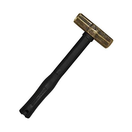  Klein Tools 7HBRFRH04 Brass Sledge Hammer, FGL Rubber Grip, 4-Pound