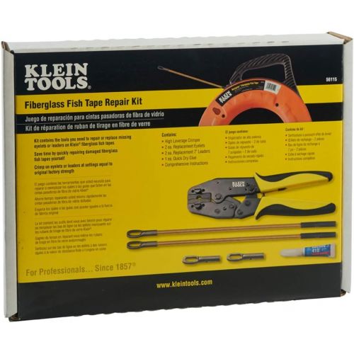  Fiberglass Fish Tape Repair Kit Klein Tools 56115