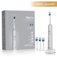 Kliara Electric Sonic Toothbrush | 1 Rechargable Waterproof Brush | Fastest Motor in the Market 48.000 BPM...