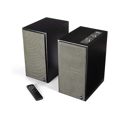 클립쉬 Klipsch The Fives Powered Bookshelf Speakers (Matte Black)