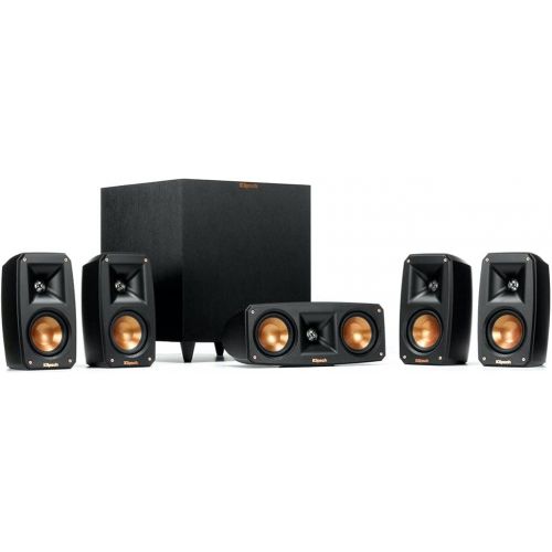 클립쉬 Klipsch Reference Theater Pack 5.1-Channel Speaker System + Onkyo TX-SR393 5.2-Channel A/V Receiver, 80W Per Channel at 8 Ohms