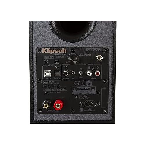 클립쉬 Klipsch R-41PM Powered Bookshelf Speaker,Black