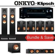 [아마존베스트]Klipsch RP-250F 7.1-Ch Reference Premiere Home Theater System with Onkyo TX-NR777 7.2-Ch Network AV Receiver