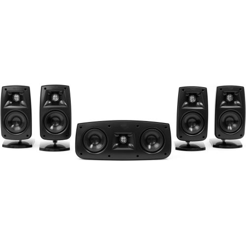 클립쉬 [아마존베스트]Klipsch Quintet IV Home Theater Speaker System (1010440)(Black High Gloss)