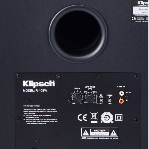 클립쉬 Klipsch Reference R-10SW 10 300w Powered Subwoofer (Black)