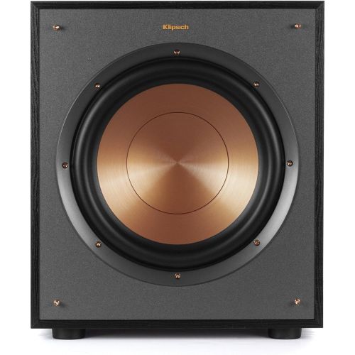 클립쉬 Klipsch R-100SW 10 Subwoofer, Incredibly Deep Bass and an All-digital Amplifier,14 5 x 12 5 x 16 4