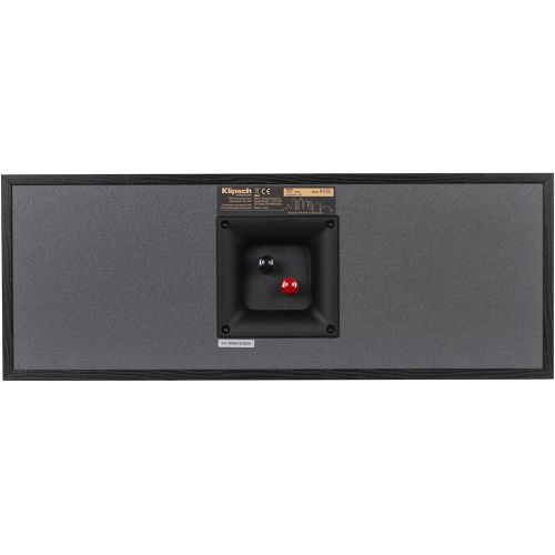 클립쉬 Klipsch R-52C Powerful Detailed Center Channel Home Speaker - Black
