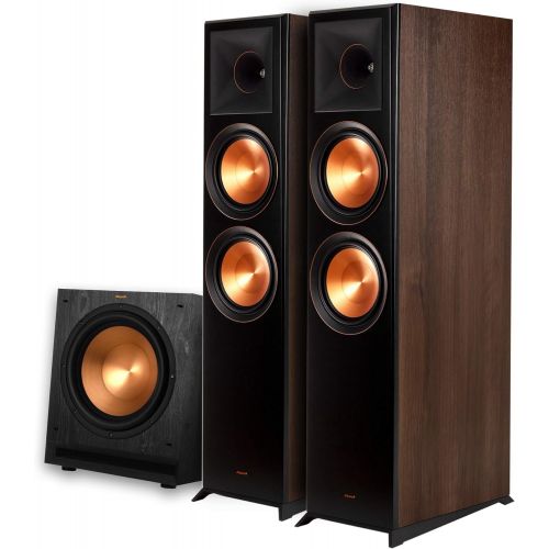 클립쉬 Klipsch RP 8000F 2.1 Home Theater Bundle with SPL 120 Subwoofer Walnut