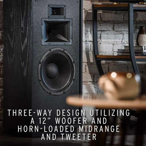 클립쉬 Klipsch Forte IV Heritage Premium Floorstanding Horn Loaded Speakers Natural Cherry