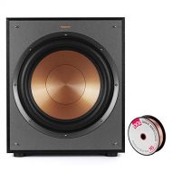 Klipsch 1065957 Reference Series R 100SW 10 inch 300W Subwoofer Bundle with Deco Gear 100ft Long 16 AWG Speaker Wire