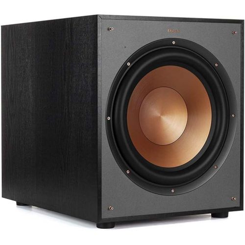 클립쉬 Klipsch 1065957 Reference Series R 100SW 10 inch 300W Subwoofer Bundle with Deco Gear 100ft Long 16 AWG Speaker Wire