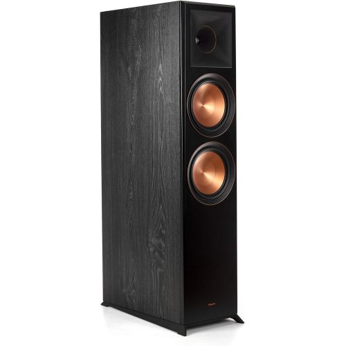 클립쉬 Klipsch (1 Pair) RP 8060FA Floorstanding Speaker with Dolby Atmos Each (Ebony) RP 504C Center Channel Speaker (Ebony) Bundle