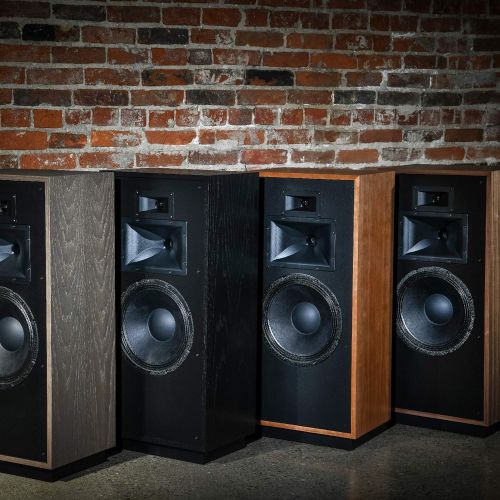 클립쉬 Klipsch Forte IV Heritage Premium Floorstanding Horn Loaded Speakers in Black Ash
