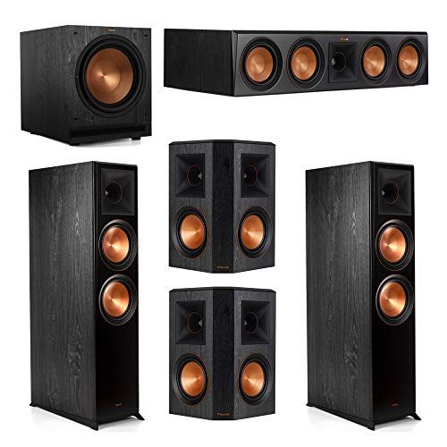 클립쉬 Klipsch 5.1 System with 2 RP 8000F Floorstanding Speakers, 1 Klipsch RP 504C Center Speaker, 2 Klipsch RP 502S Surround Speakers, 1 Klipsch SPL 120 Subwoofer