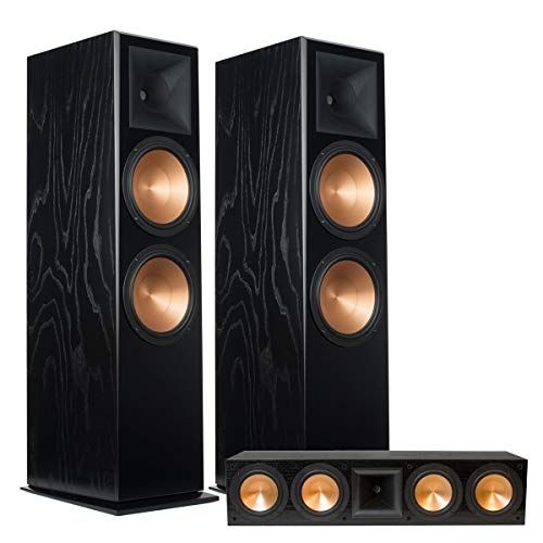 클립쉬 Klipsch RF 7 III Floorstanding Speaker Pair with RC 64 III Center Channel Speaker (Black Ash)